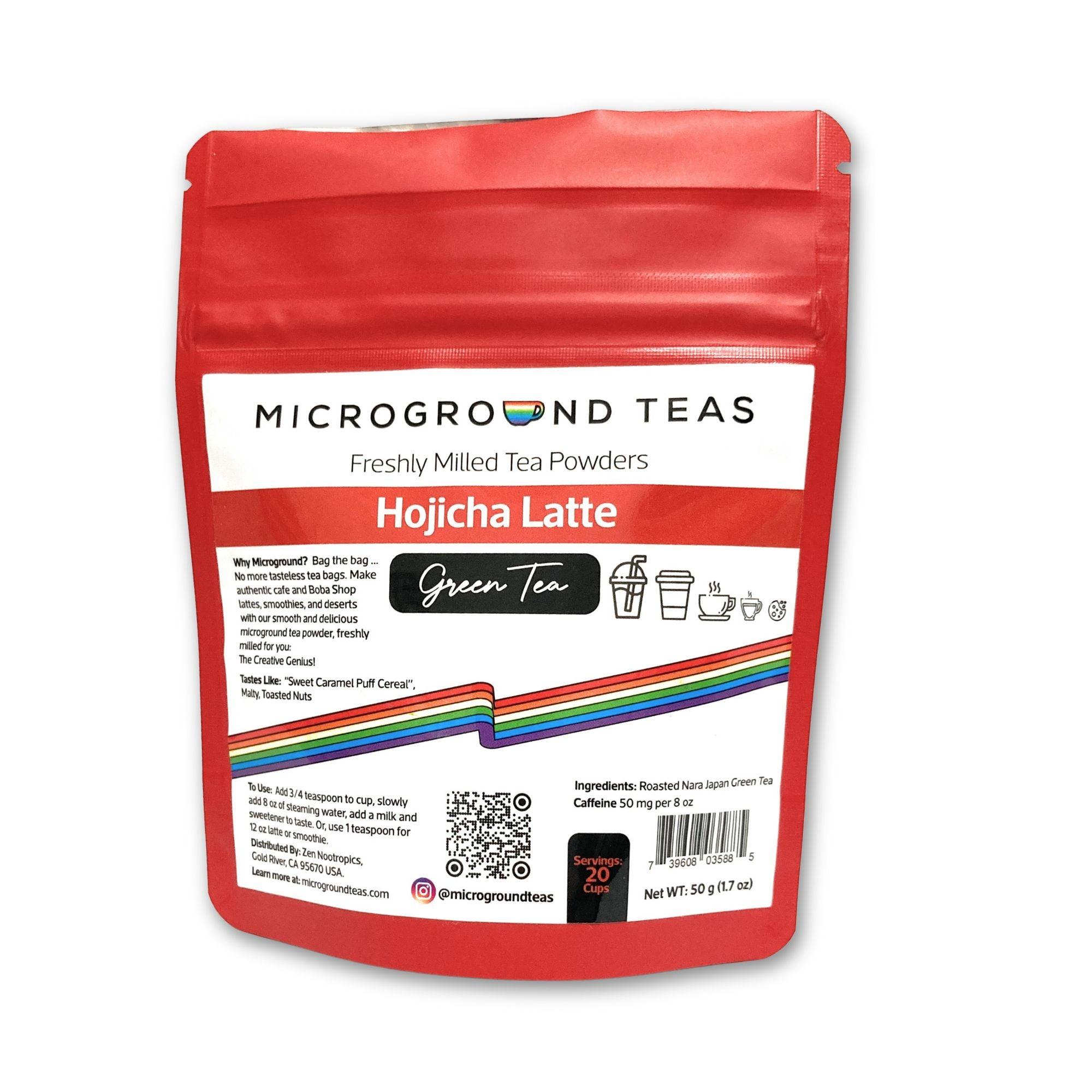 Hojicha Latte Roasted Green Tea Powder 50 grams - Microground Teas