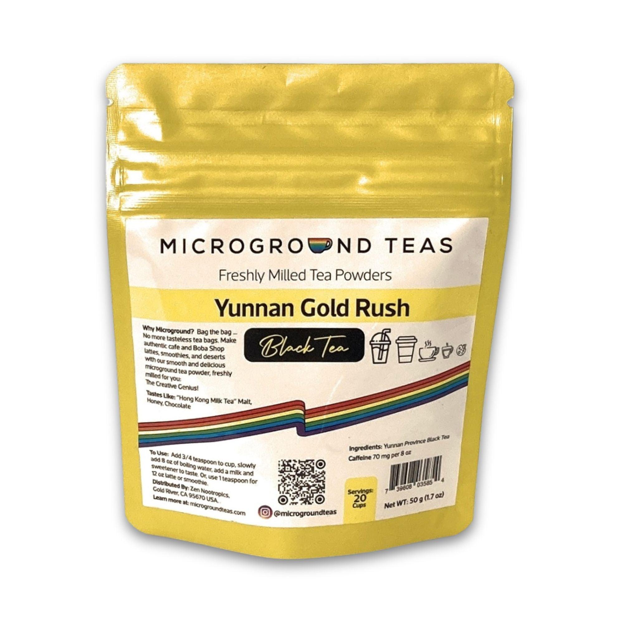 Yunnan Gold Rush Black Tea Powder 50 grams - Microground Teas